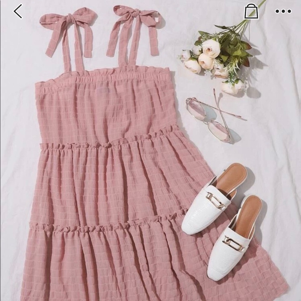 Shein pink dress